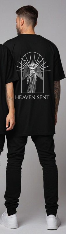 OVERSIZED T-SHIRT UNISEX HEAVEN SENT DAZZLER