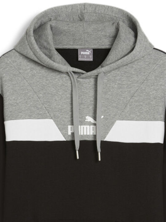 PUMA POWER COLORBLOCK HOODIE FL ΦΟΥΤΕΡ (681731)