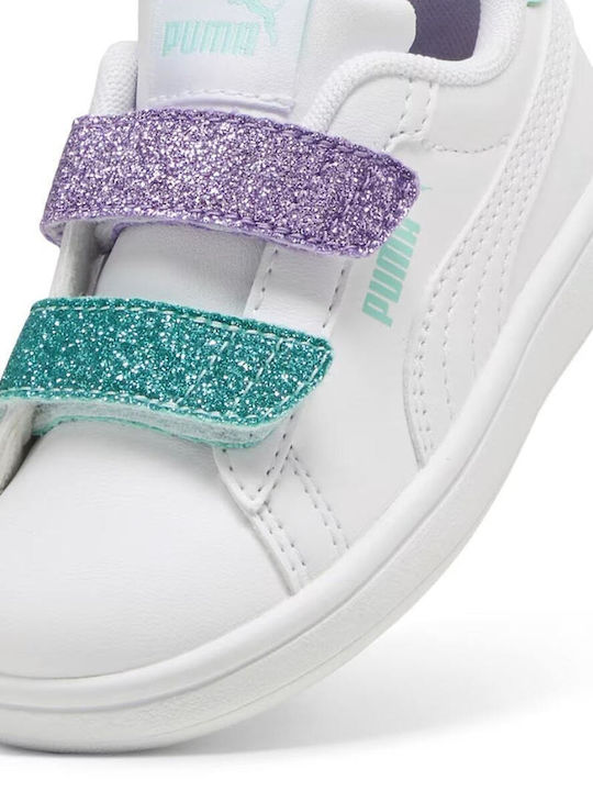 PUMA SMASH 3.0 L GLITTER VELCRO V INF ΥΠΟΔΗΜΑ ΤΕΝΝΙΣ LOW (395610)