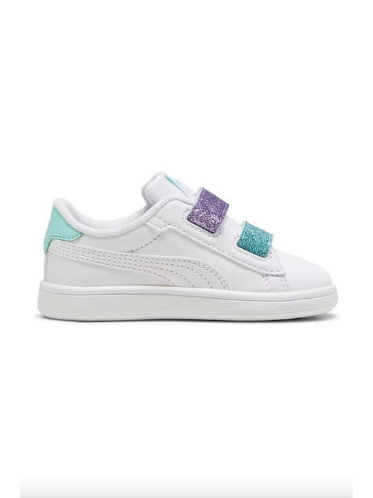 PUMA SMASH 3.0 L GLITTER VELCRO V INF ΥΠΟΔΗΜΑ ΤΕΝΝΙΣ LOW (395610)