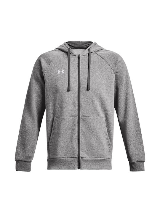 RIVAL FLEECE FZ HOODIE ΜΠΛΟΥΖΑ ΜΑΚΡΥΜΑΝΙΚΗ UNDER ARMOUR 1379767