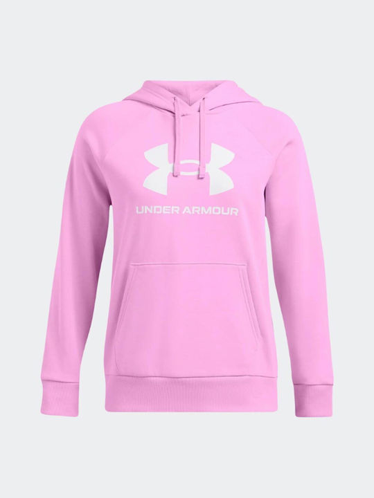 UA Rival Fleece Big Logo Hdy ΜΠΛΟΥΖΑ ΜΑΚΡΥΜΑΝΙΚΗ (1379501)