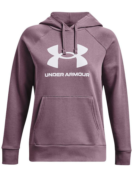 UA Rival Fleece Big Logo Hdy ΜΠΛΟΥΖΑ ΜΑΚΡΥΜΑΝΙΚΗ (1379501)