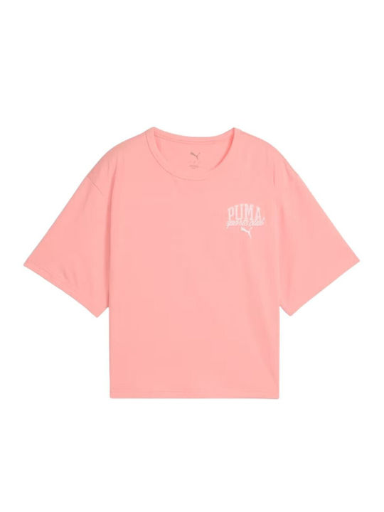 PUMA CLASS Relaxed Crop Tee ΜΠΛΟΥΖΑΚΙ Κ/Μ