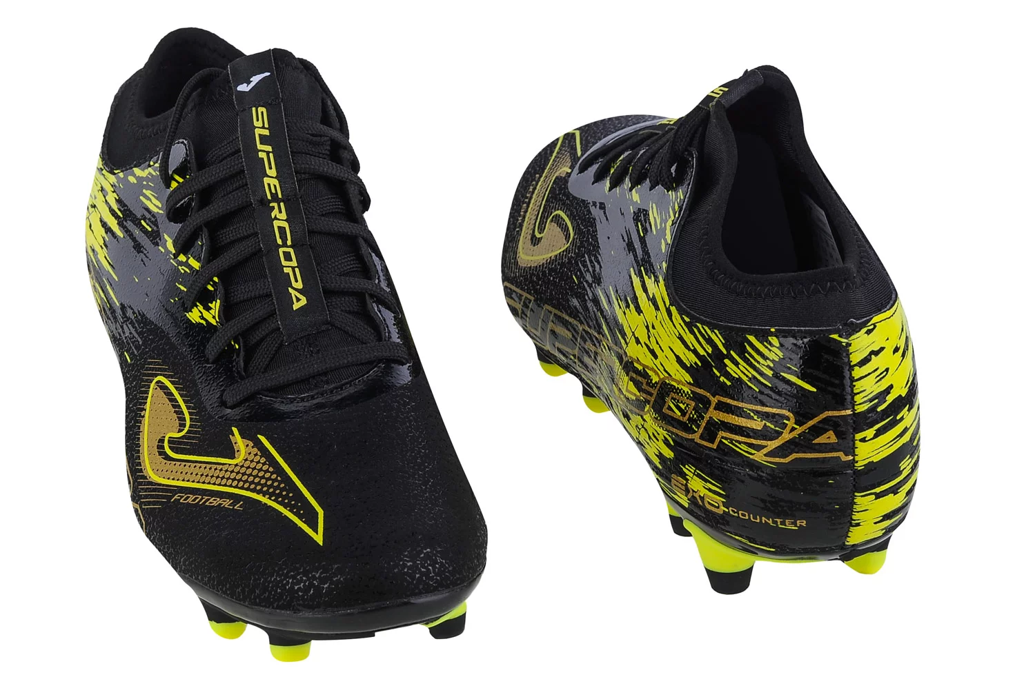 SUPERCOPA 2301 BLACK LEMON FLUOR FIRM GROUND