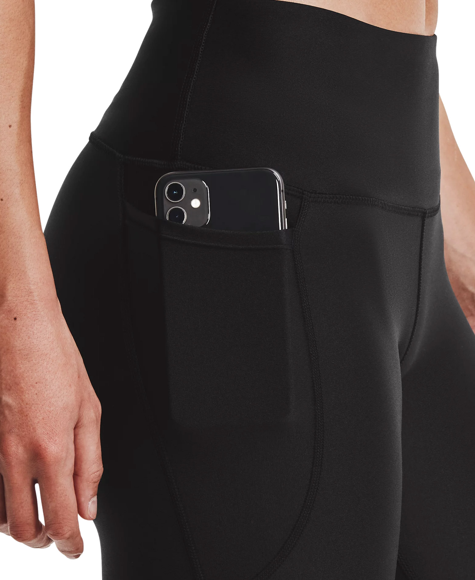 Under Armour Heat Gear 7/8 Training Γυναικείο Cropped Κολάν Γυαλιστερό (1365335)