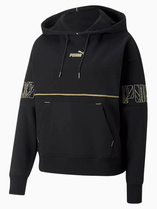 PUMA POWER DECO GLAM HOODIE FL ΦΟΥΤΕΡ ΜΕ ΚΟΥΚΟΥΛΑ PUMA 671756 