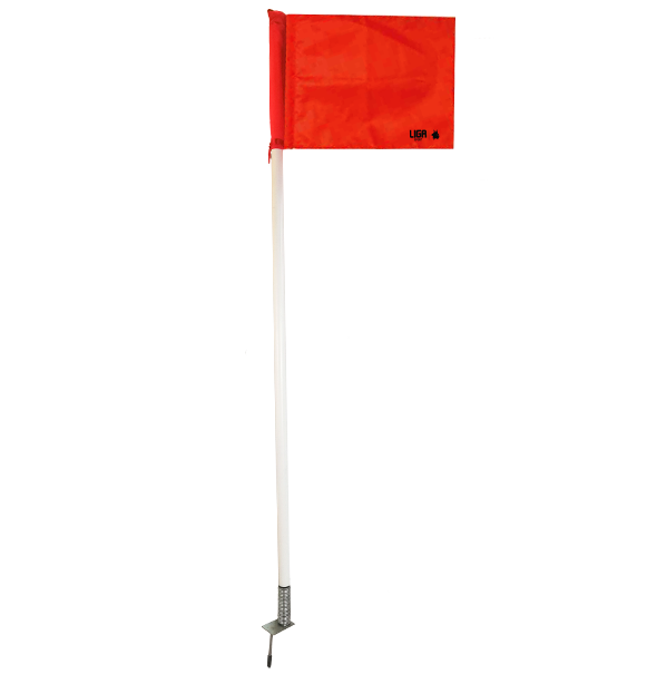 OESCPP5544-4 SPRING CORNER POLE WITH FLAG ΣΗΜΑΙΑΚΙΑ ΚΟΡΝΕΡ ΜΕ ΕΛΑΤΗΡΙΟ-4ΑΔΑ  LIGA 