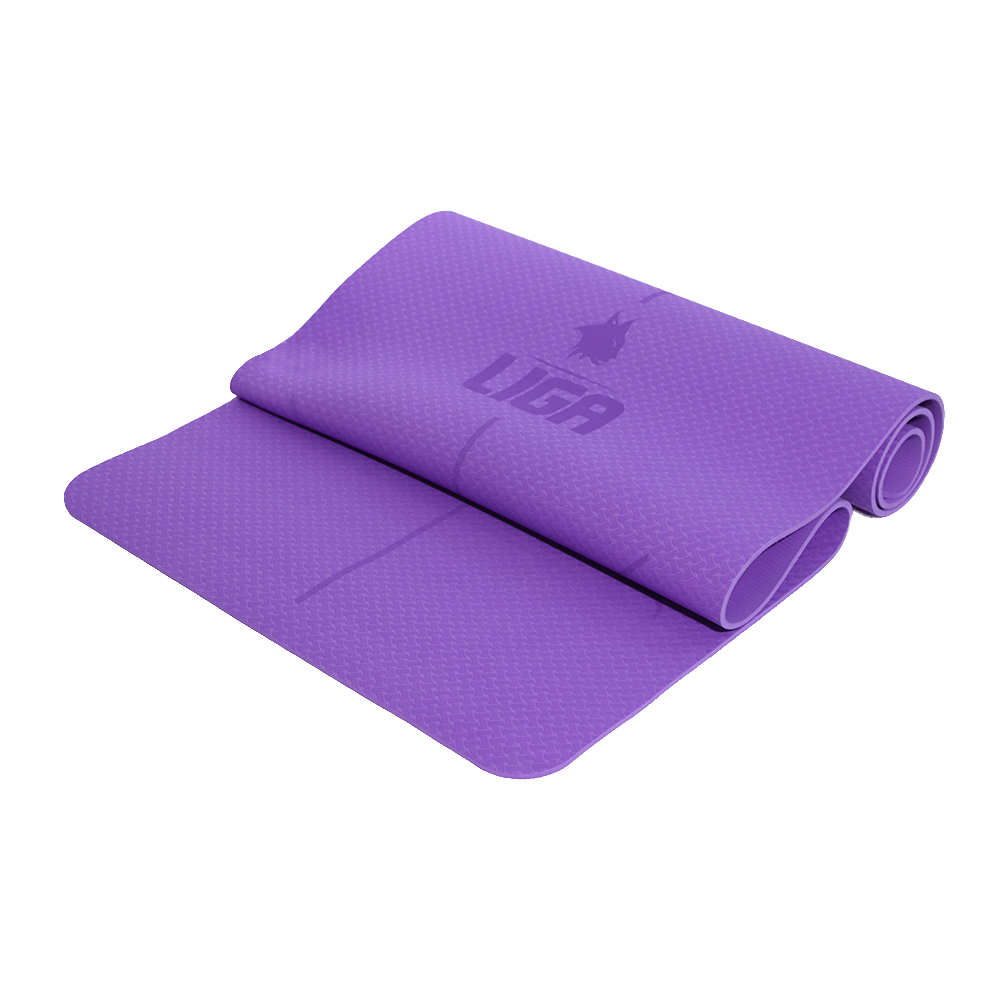 Στρώμα yoga TPE yoga mat original 185εκ 68εκ 0 6εκ μωβ  LIGA 