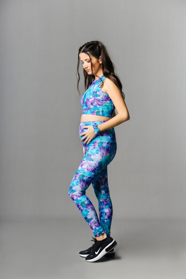 Blue Blossom Εμπριμέ Ματ Κολάν Dazzler 