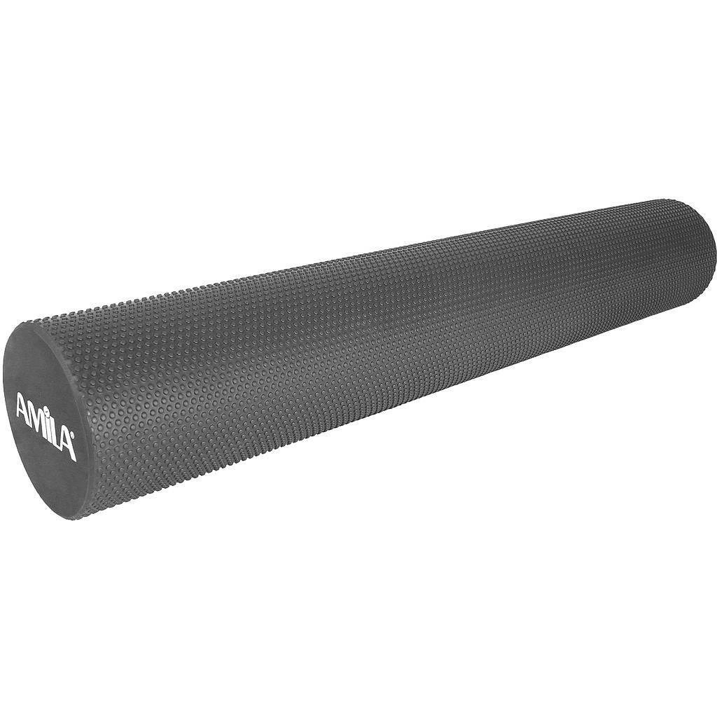 AMILA Foam Roller PRO Φ15x90cm Μαύρο 96823 