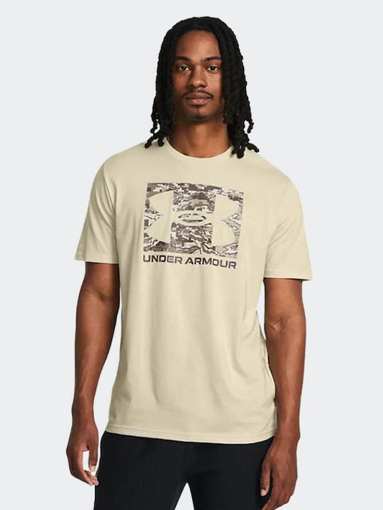 UA ABC CAMO BOXED LOGO SS T-SHIRT 1361673