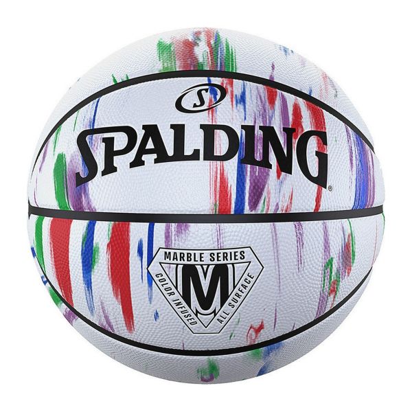 Spalding Marble Series Rainbow Size 7 Rubber Basketball 84-397Z1