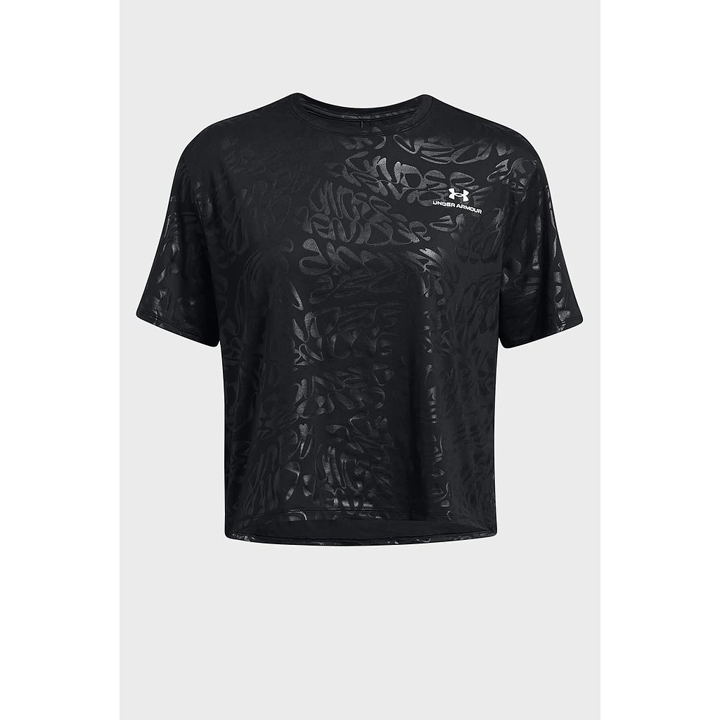 RUSH ENERGY EMBOSS CROP SS ΜΠΛΟΥΖΑΚΙ ΚΟΝΤΟΜΑΝΙΚΟ UNDER ARMOUR (1383640)