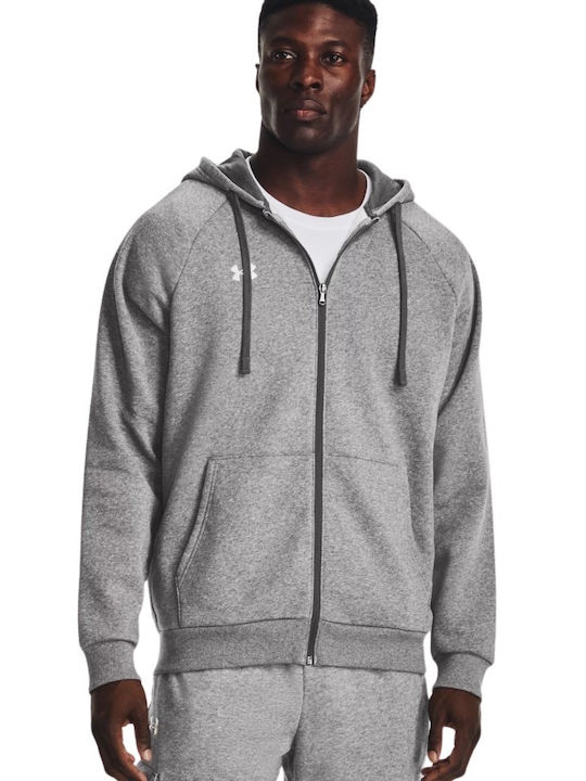 RIVAL FLEECE FZ HOODIE ΜΠΛΟΥΖΑ ΜΑΚΡΥΜΑΝΙΚΗ UNDER ARMOUR 1379767