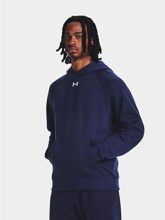 UA RIVAL FLEECE HOODIE ΜΠΛΟΥΖΑ ΜΑΚΡΥΜΑΝΙΚΗ (1379757)