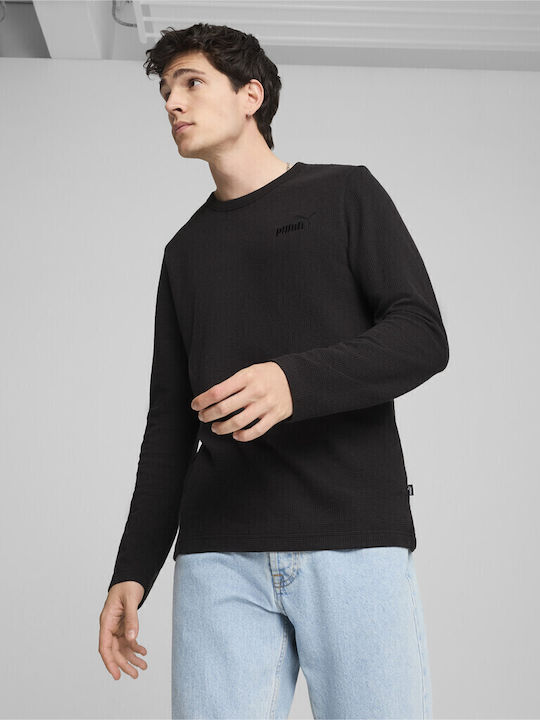 PUMA ESS ELEVATED WAFFLE LONGSLEEVE TEE ΜΠΛΟΥΖΑΚΙ Μ/Μ (681888)