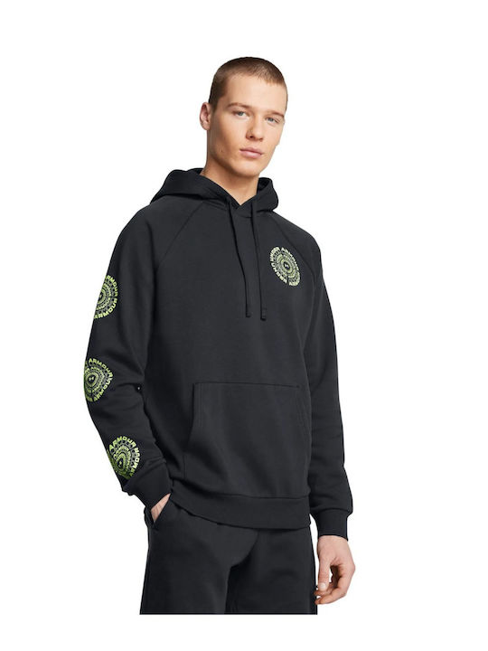 UA RIVAL FLEECE HBR LOGO HD ΜΑΚΡΥΜΑΝΙΚΗ ΜΠΛΟΥΖΑ (1386593)