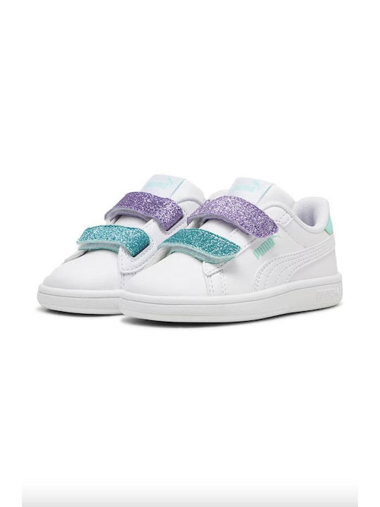 PUMA SMASH 3.0 L GLITTER VELCRO V INF ΥΠΟΔΗΜΑ ΤΕΝΝΙΣ LOW (395610)