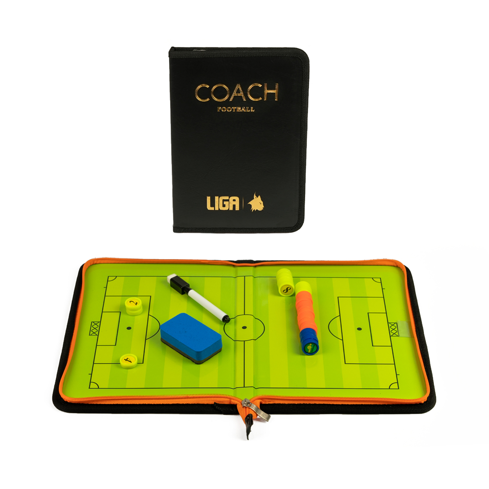 ΠΙΝΑΚΑΣ ΤΑΚΤΙΚΗΣ ΠΟΔΟΣΦΑΙΡΟΥ 42x28cm ΜΕ ΦΕΡΜΟΥΑΡ (SOCCER TACTIC BOARD FOLDER WITH ZIPPER) (LDA-1005/MK-3001)