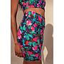 Magenta Floral Biker Shorts (Dazzler) - One Size