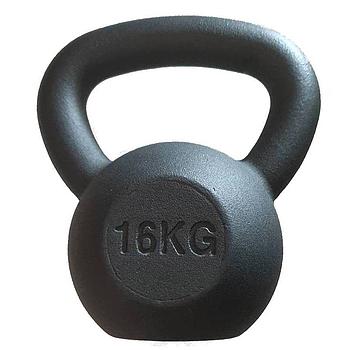 CX-DB602-16 KETTLEBELL BLACK MATT 16KG