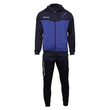 TUTA VISA MELANGE CON CAPPUCCIO POLARFLEECE TR018P