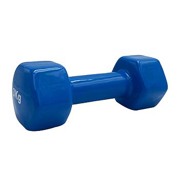 OEND390399-3-B VINYL DUMBBELL ΑΛΤΗΡΑΣ ΒΙΝΥΛΙΟΥ 3kg Μπλε LIGA