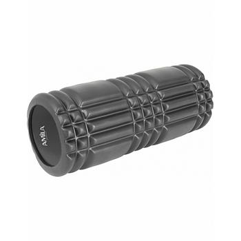 AMILA Foam Roller Plexus Φ14x33cm Μαύρο (96806)