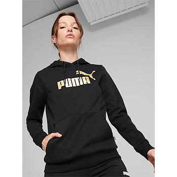 ESS METALLIC LOGO HOODIE FL ΦΟΥΤΕΡ ΜΕ ΚΟΥΚΟΥΛΑ PUMA 849958 