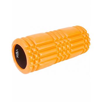 AMILA Foam Roller Plexus Φ14x33cm Πορτοκαλί/Μαύρο (96821)