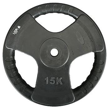 RUBBER WEIGHT LIFTING PLATE 15kg (Φ28) LIGA (OEGERP28053-15)