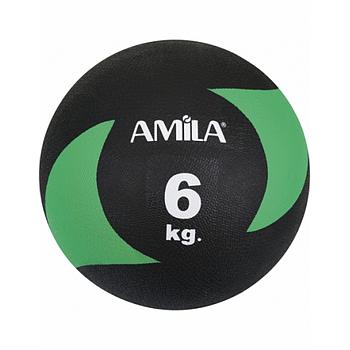Μπάλα AMILA Medicine Ball Original Rubber 6kg (44640)